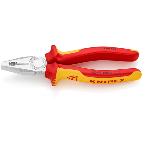 Комбинирани изолирани клещи Knipex 1000V- 03 06 180 