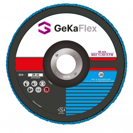 Диск ламелен Geka 125 X 22 mm Циркони
